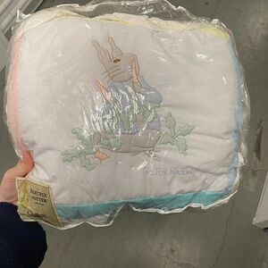 Peter Rabbit Quiltex pillow White and Blue